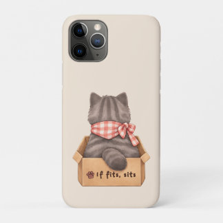 Cat in The Box iPhone Case