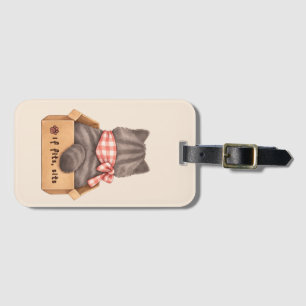 Cat in The Box Luggage Tag