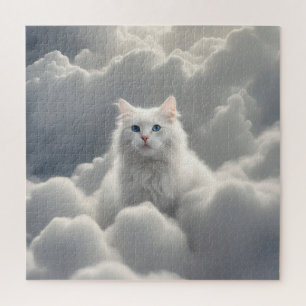 Cat in the clouds jigsaw puzzle