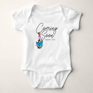 Cat in the Hat   Baby Announcement Bodysuit
