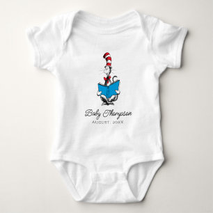 Cat in the Hat   Baby Announcement Bodysuit