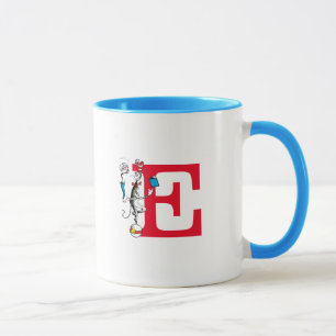 Cat in the Hat Balancing Act Monogram E Mug