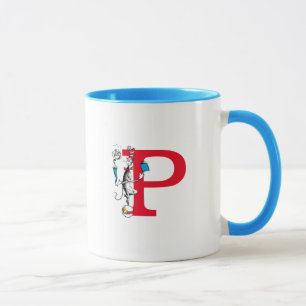 Cat in the Hat Balancing Act Monogram P Mug
