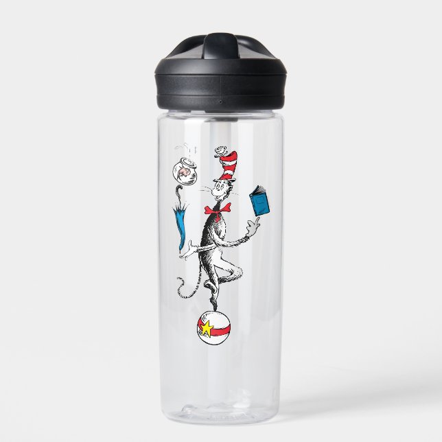 Cat in the Hat Balancing Act Water Bottle (Front)