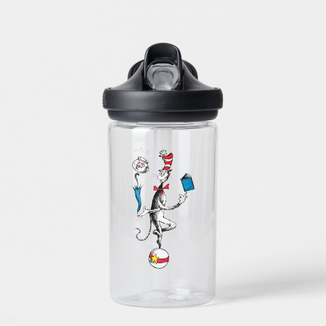 Cat in the Hat Balancing Act Water Bottle (Front)