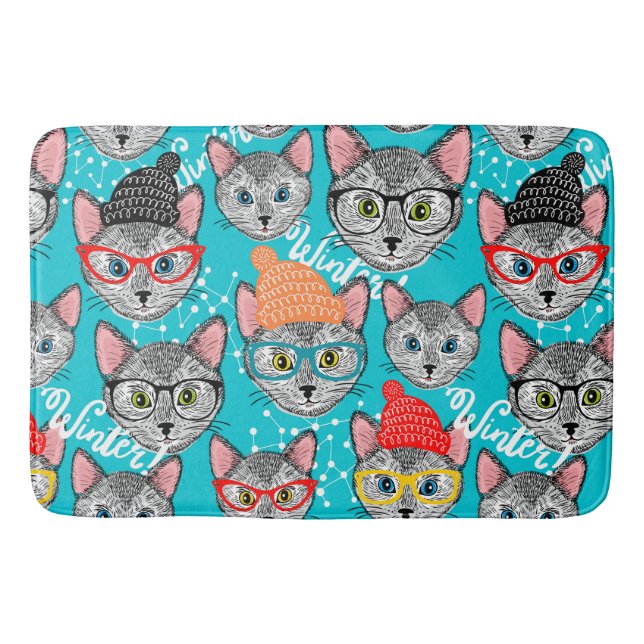 Cat in the hat bath mat (Front)