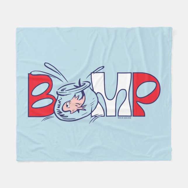 Cat In the Hat | Bump Fleece Blanket (Front (Horizontal))