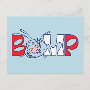 Cat In the Hat   Bump Postcard