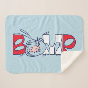 Cat In the Hat   Bump Sherpa Blanket