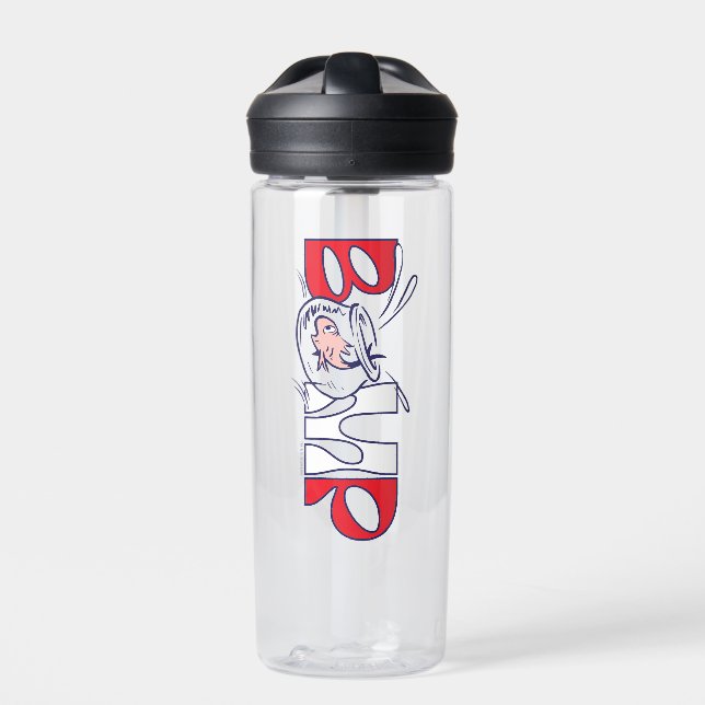 Cat In the Hat | Bump Water Bottle (Front)