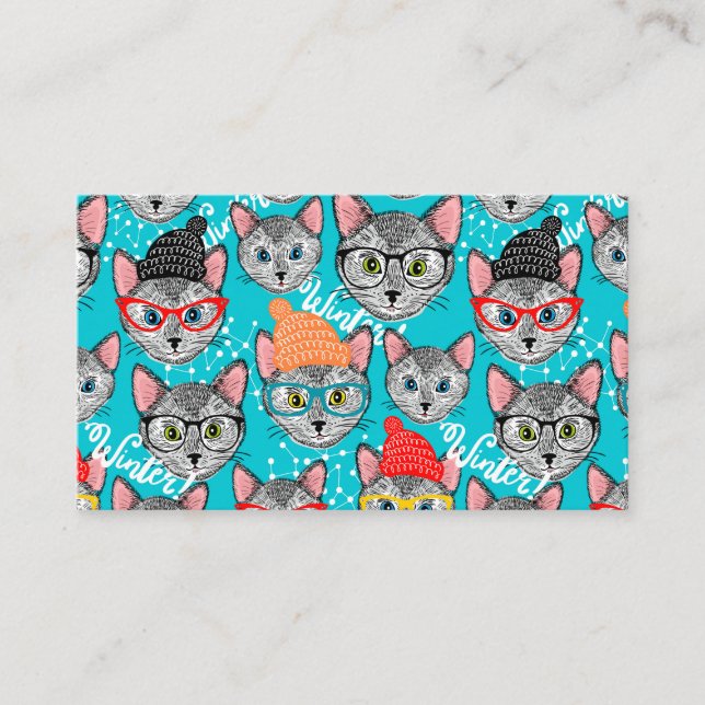 Cat in the hat  calling card (Front)