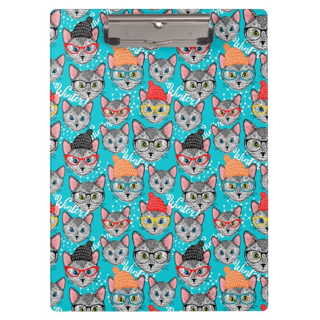 Cat in the hat clipboard (Front)