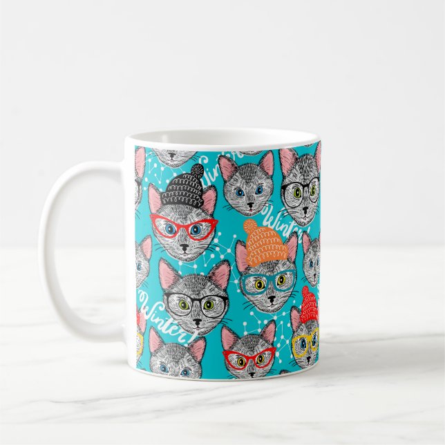 Cat in the hat coffee mug (Left)