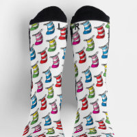 Cat In The Hat Colourful Hat Pattern
