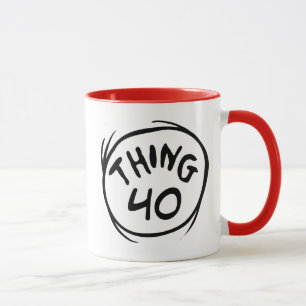 Cat in the Hat  Custom Thing Two Mug