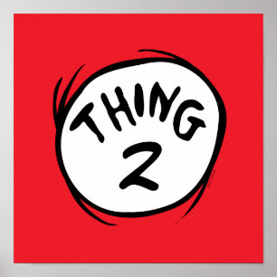 Cat in the Hat  Custom Thing Two Poster