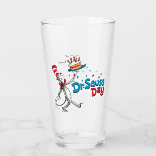 Cat in the Hat   Dr. Seuss Day Glass