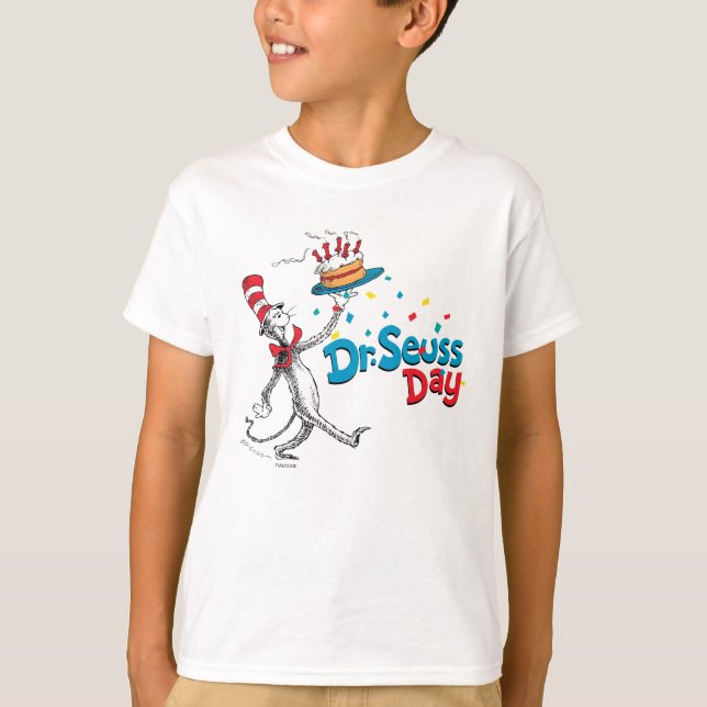 Cat in the Hat | Dr. Seuss Day T-Shirt (Front)