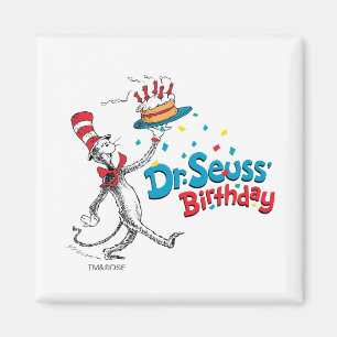 Cat in the Hat   Dr. Seuss's Birthday Magnet