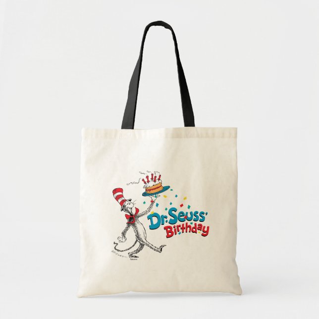 Cat in the Hat | Dr. Seuss's Birthday Tote Bag (Front)