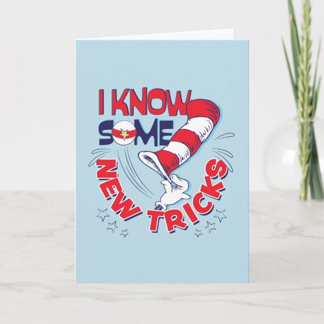 Cat In the Hat I Know Some New Tricks Card (Front)