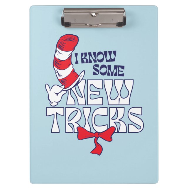 Cat In the Hat | I Know Some New Tricks Clipboard (Front)