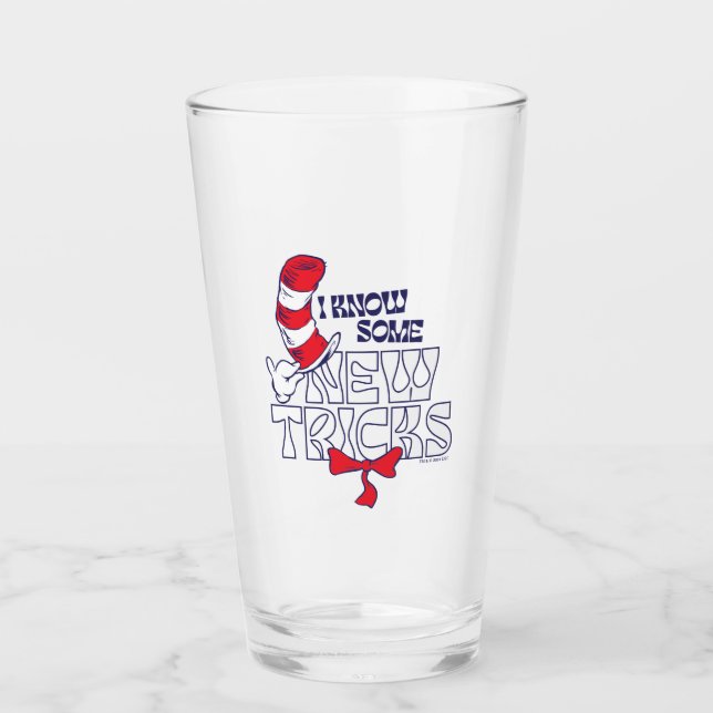 Cat In the Hat | I Know Some New Tricks Glass (Front)