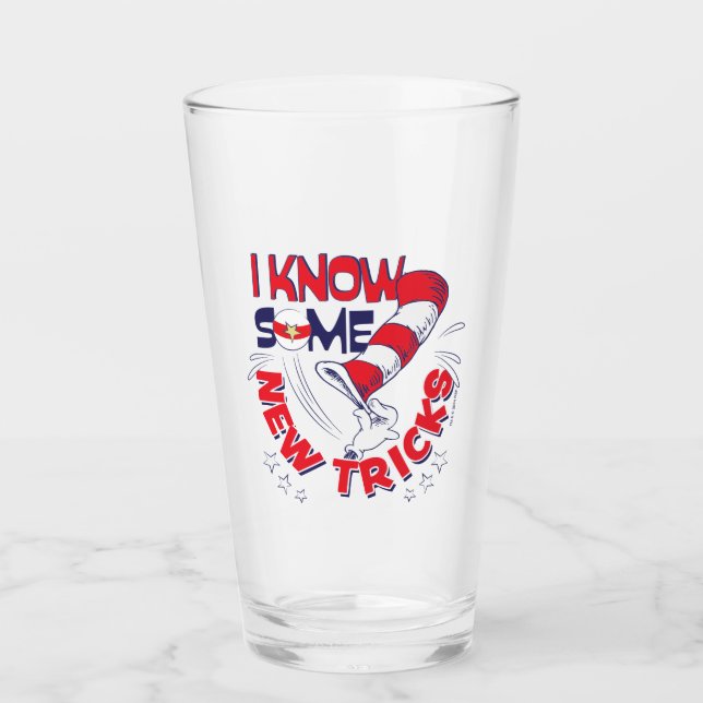 Cat In the Hat I Know Some New Tricks Glass (Front)