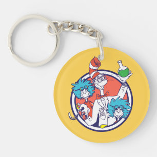 Cat in the Hat & Lab Tech One Lab Tech Two Key Ring