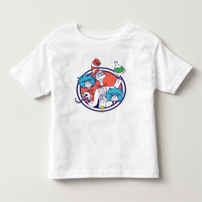 Cat in the Hat & Lab Tech One Lab Tech Two Toddler T-Shirt (Front)
