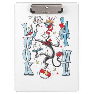 Cat In the Hat Look At Me Clipboard