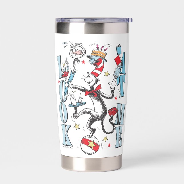 Cat In the Hat | Look At Me Insulated Tumbler (Left)