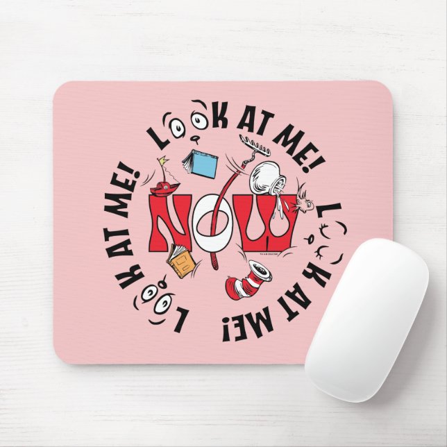 Cat In the Hat | Look At Me! Look At Me! Mouse Pad (With Mouse)