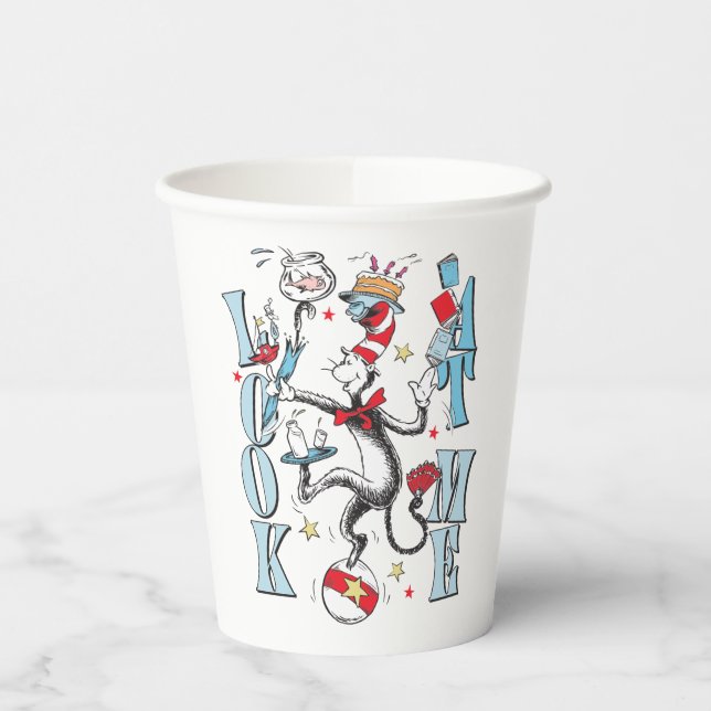 Cat In the Hat | Look At Me Paper Cups (Left)