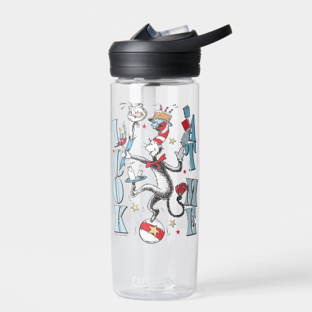 Cat In the Hat | Look At Me Water Bottle (Left)