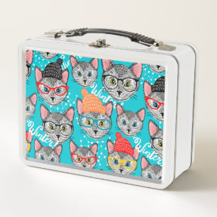 Cat in the hat metal lunch box