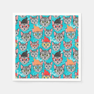 Cat in the hat napkin