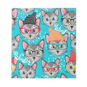 Cat in the hat notepad