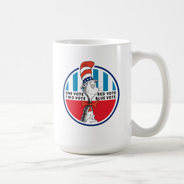 Cat in the Hat | One Vote, Two Vote Coffee Mug (Right)