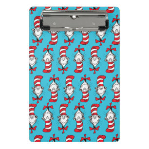Cat In The Hat Pattern Mini Clipboard