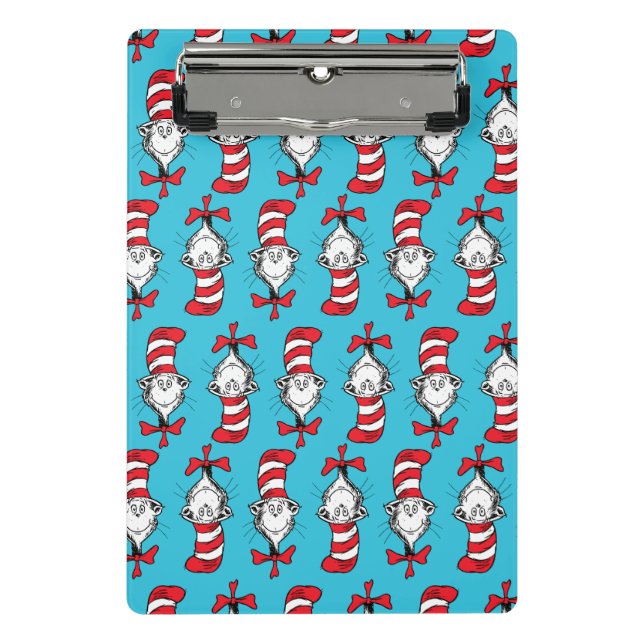 Cat In The Hat Pattern Mini Clipboard (Front)