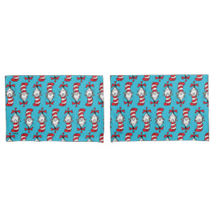 Cat In The Hat Pattern Pillowcase