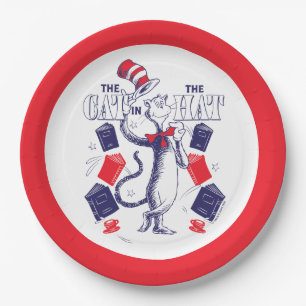 Cat In the Hat   Reading Books Paper Plate