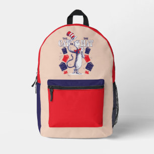 Cat In the Hat   Reading Books Printed Backpack