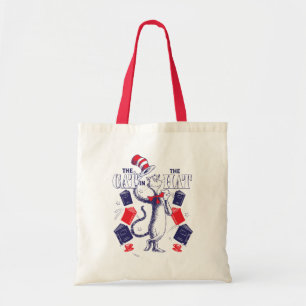 Cat In the Hat Reading Books Tote Bag