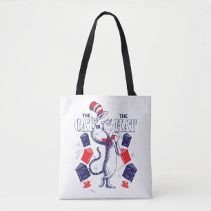Cat In the Hat Reading Books Tote Bag