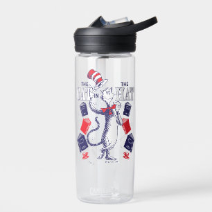 Cat In the Hat   Reading Books Water Bottle