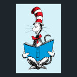 Cat in the Hat Reading Poster<br><div class="desc">This classic Dr. Seuss graphic features Cat in the Hat.</div>