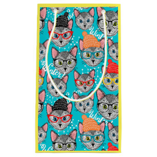 Cat in the hat small gift bag