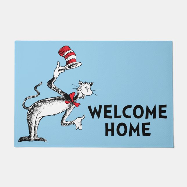 Cat in the Hat Takes A Bow Doormat (Front)